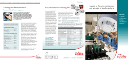 Guide to Care, Maintenance and Servicing Apollo Products