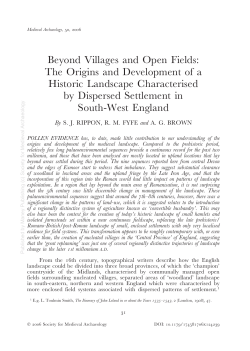 Beyond Villages and Open Fields