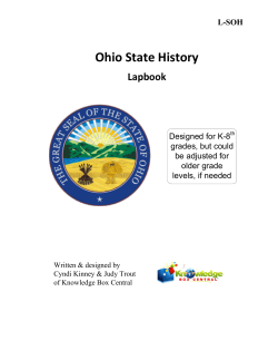 Ohio State History - Knowledge Box Central