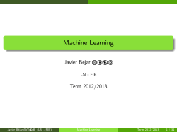 Machine Learning