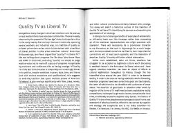 Quality TV as Liberal TV