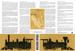 BUILDING THE RAILROAD The Central Pacific