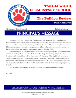 principal`s message - South Glens Falls Central Schools