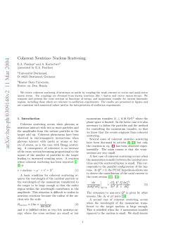 Coherent Neutrino-Nucleus Scattering