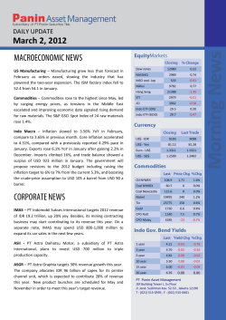 March 2, 2012 - PT. Panin Asset Management