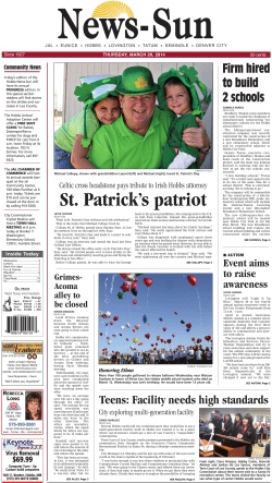 St. Patrick`s patriot - Hobbs Chamber of Commerce