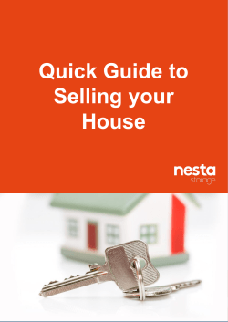 Quick Guide to Selling your House