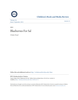 Blueberries For Sal - BYU ScholarsArchive