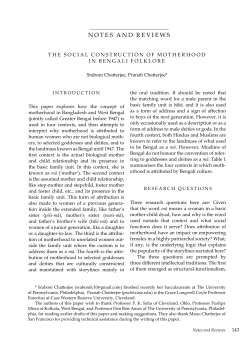 notes and reviews - Journal of Ethnology and Folkloristics