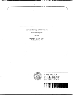 Health Quackery - American College of Physicians