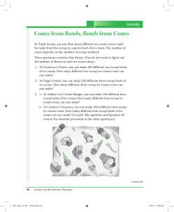 Cones from Bowls, Bowls from Cones