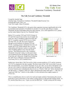 The Talk Test - Indoor Cycling Association