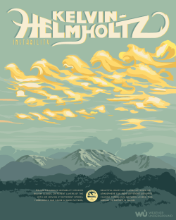 Kelvin-Helmholtz instability creates beautiful wave