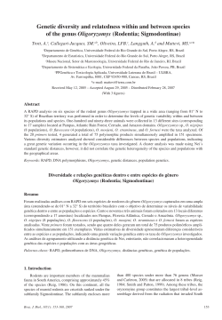 Genetic diversity and relatedness within and between species of the