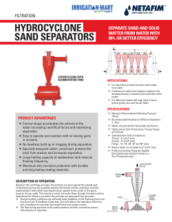 HYDROCYCLONE SAND SEPARATORS - Irrigation-Mart
