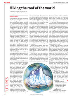 Hiking the roof of the world