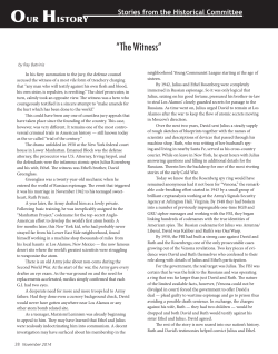 The Witness - Society of Former Special Agents of the FBI