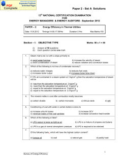 Documents - National Certification Examination for Energy