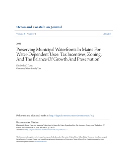 - University of Maine School of Law Digital Commons