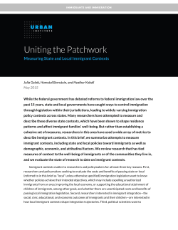 Uniting the Patchwork: Measuring State and Local