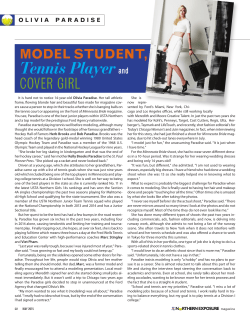 MODEL STUDENT, Tennis Playerand