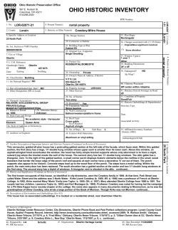 25 North Park - Oberlin Heritage Center