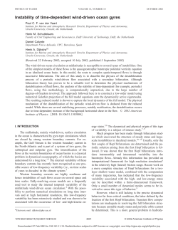 Instability of time-dependent wind