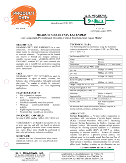 meadow-crete&reg; fnp extended