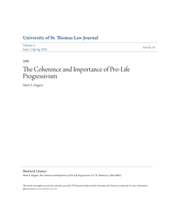 The Coherence and Importance of Pro