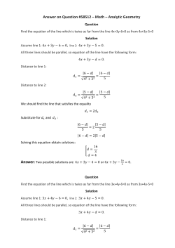 Answer on Question #58512 &ndash; Math &ndash; Analytic Geometry