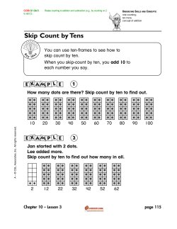 Skip Count by Tens - MathCoach Interactive
