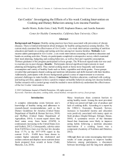 48-60 - Californian Journal of Health Promotion