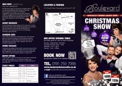 BOOK NOW - Boulevard