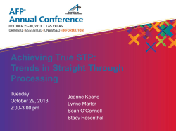 Achieving True STP: Trends in Straight Through Processing