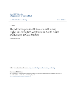 The Metamorphosis of International Human Rights in Domestic