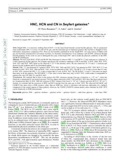 HNC, HCN and CN in Seyfert galaxies⋆