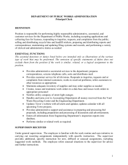 1 DEPARTMENT OF PUBLIC WORKS ADMINISTRATION Principal