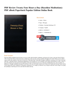 PDF Review Twenty Four Hours a Day (Hazelden