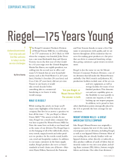Read Textile Services` January Article on the Anniversary
