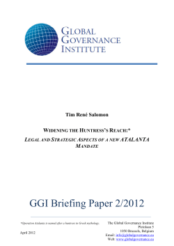 - Global Governance Institute