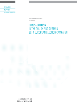 euroscepticism in the polish and german 2014 european election