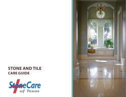 stone and tile - Stonecare of Texas