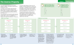 Inverse Property - Algebra Boot Camp