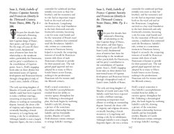 Sean L. Field, Isabelle of France: Capetian Sanctity and Franciscan