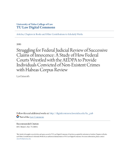 Struggling for Federal Judicial Review of Successive Claims of