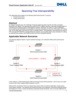 Spanning Tree Interoperability