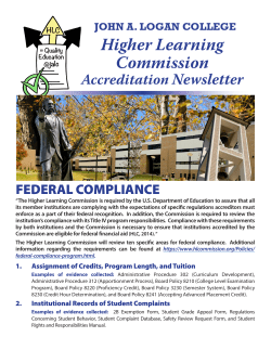 Federal Compliance Newsletter