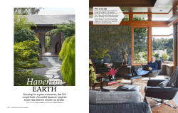 House And Garden - Suzanne Hunt Architect