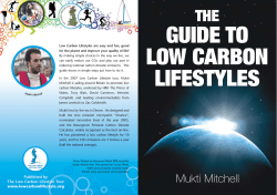The Guide to Low Carbon Lifestyles