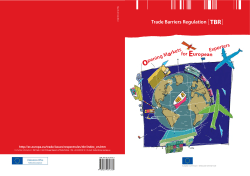 TBR Brochure - European Commission